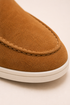 MILANO SUEDE LOAFER - TABACCO
