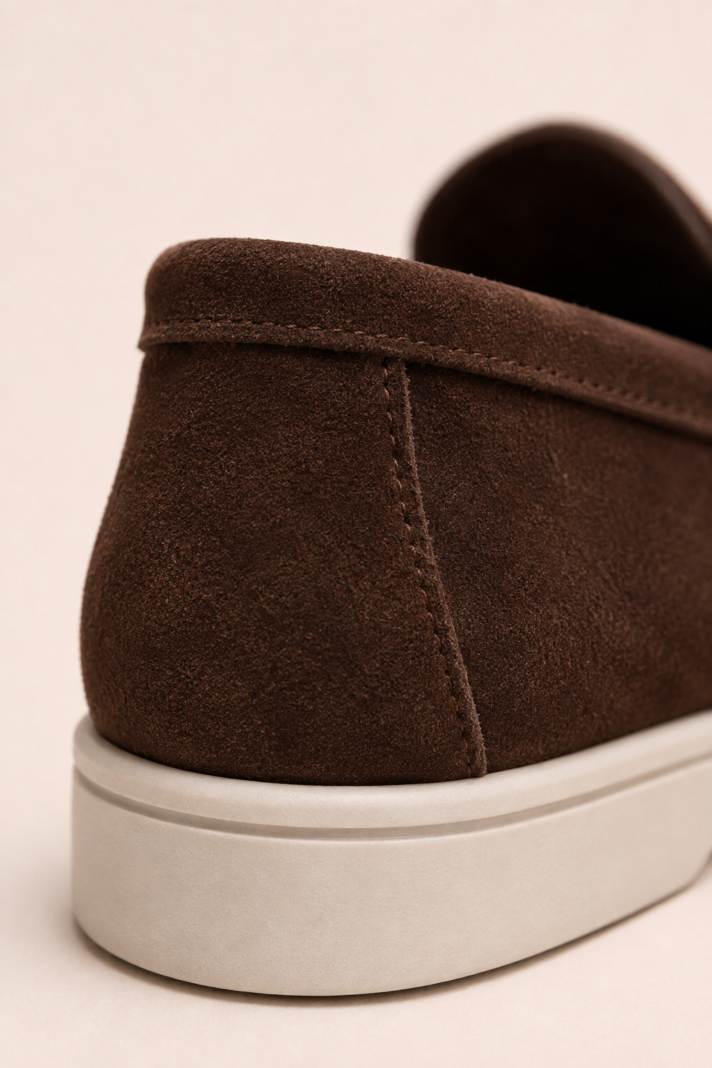 MILANO SUEDE LOAFERS - MORO
