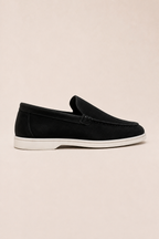 MOCASSINS EN DAIM MILANO - NOIR