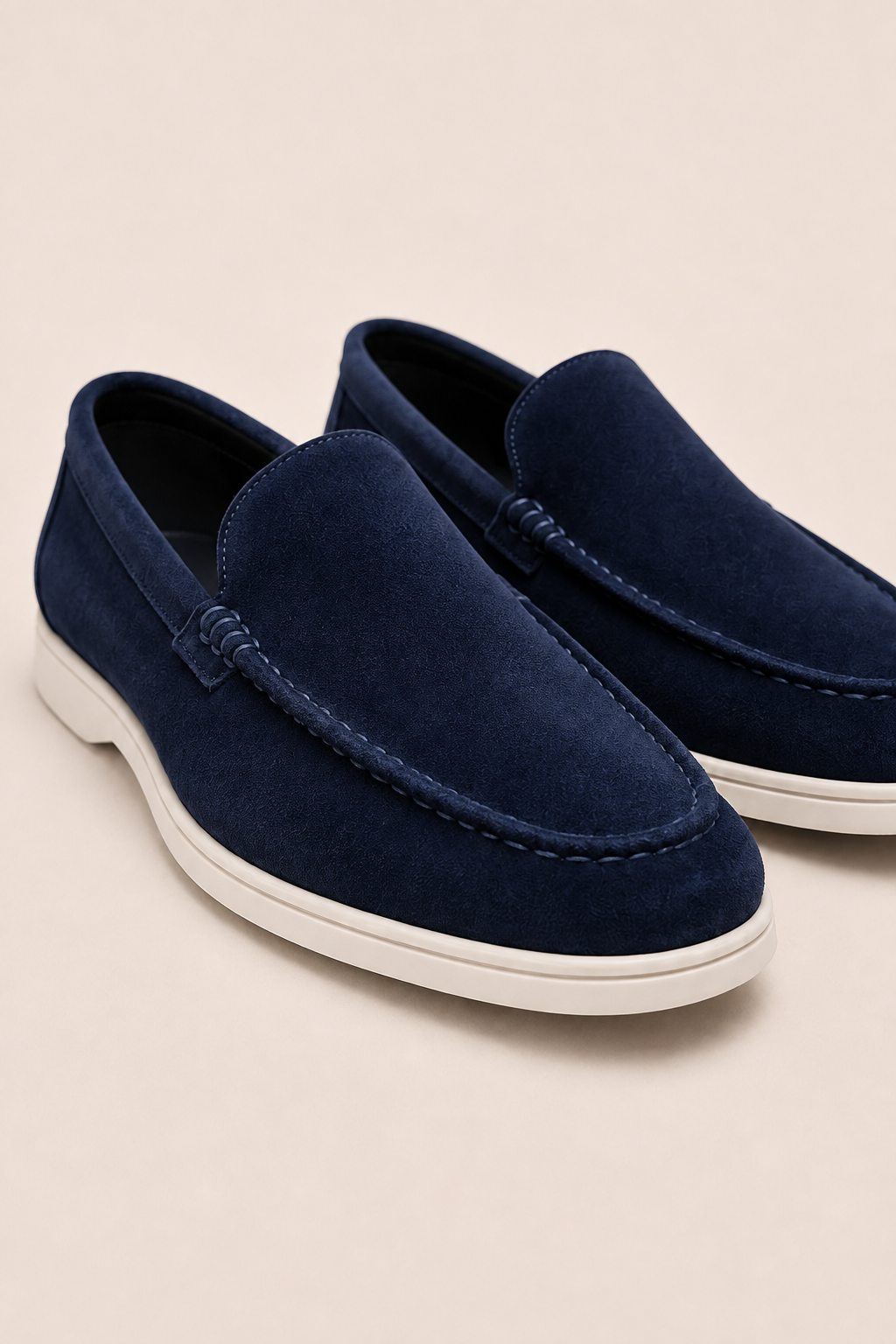 MOCASSINS EN DAIM MILANO - NOTTE