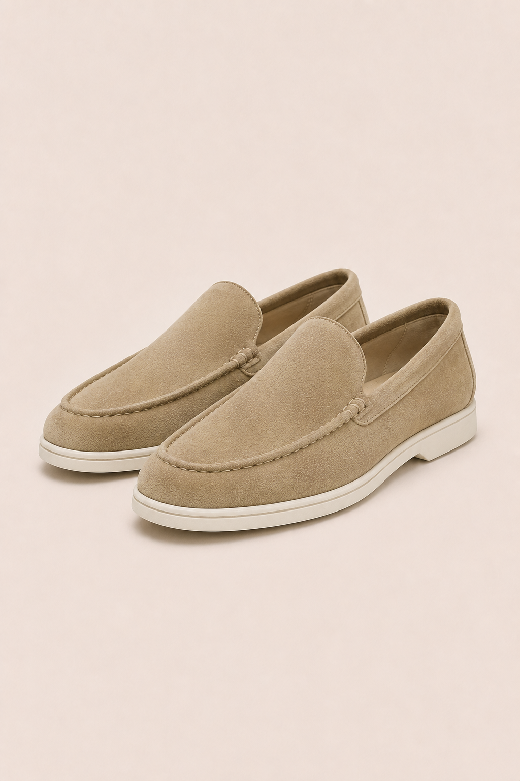MILANO SUEDE LOAFER - SABBIA