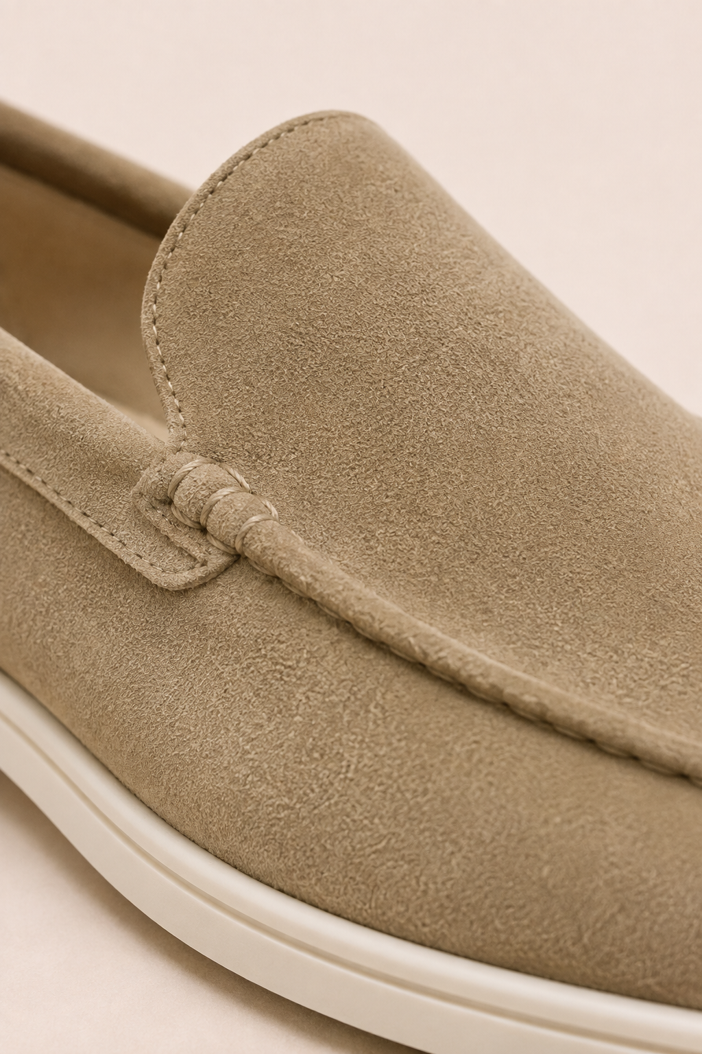 MILANO-LOAFER AUS WILDLEDER – SABBIA
