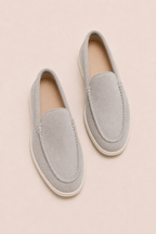 MOCASSINS EN DAIM MILANO - PERLA