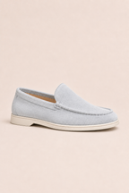 MILANO SUEDE LOAFER - GHIACCIO