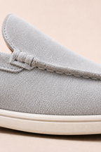 MILANO SUEDE LOAFER - GHIACCIO