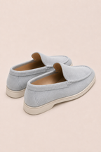 MILANO SUEDE LOAFER - GHIACCIO
