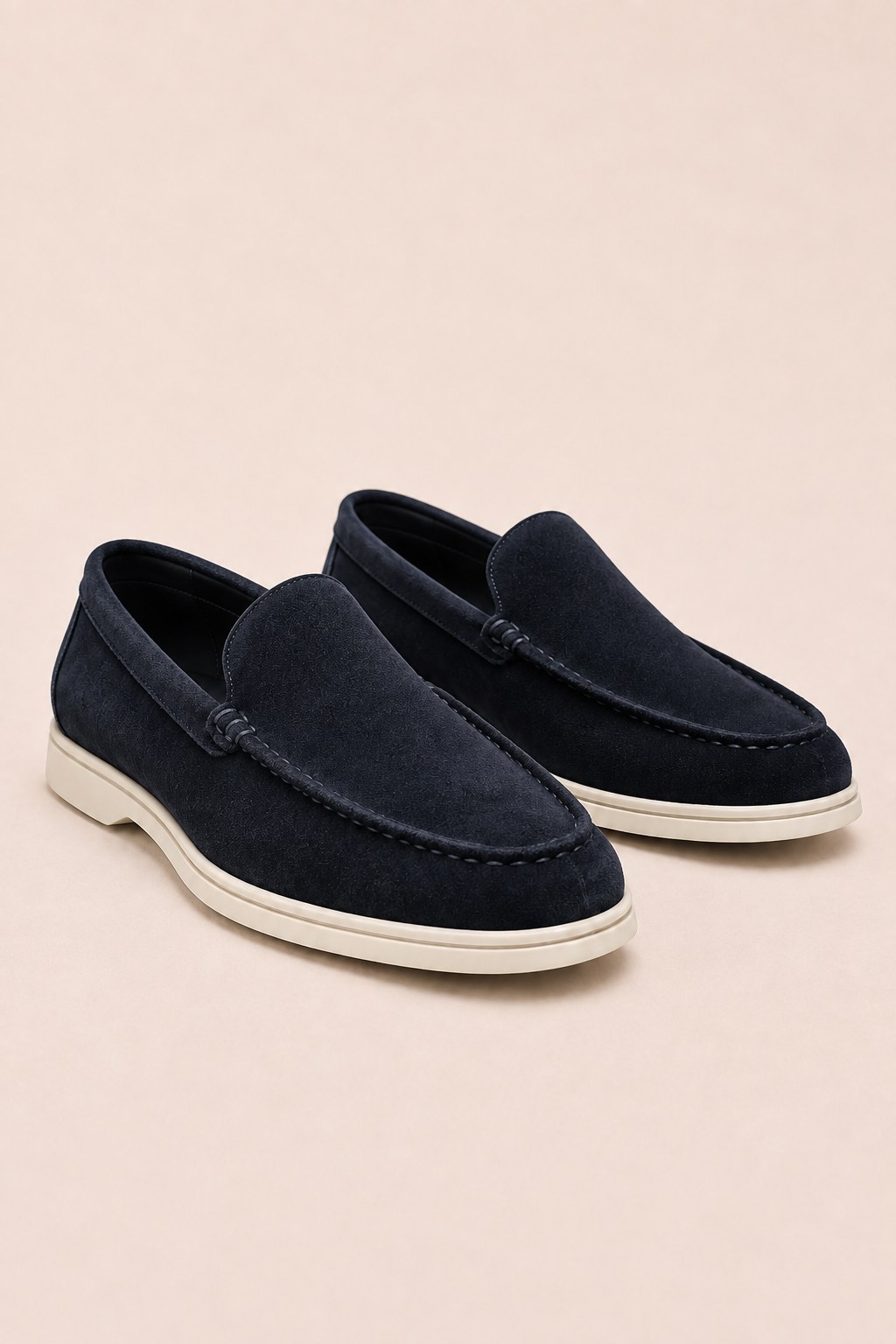 MILANO SUEDE LOAFER - NAVY