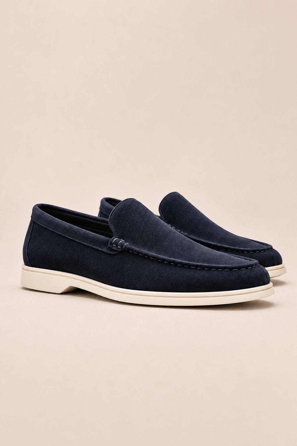 MILANO SUEDE LOAFER - NAVY
