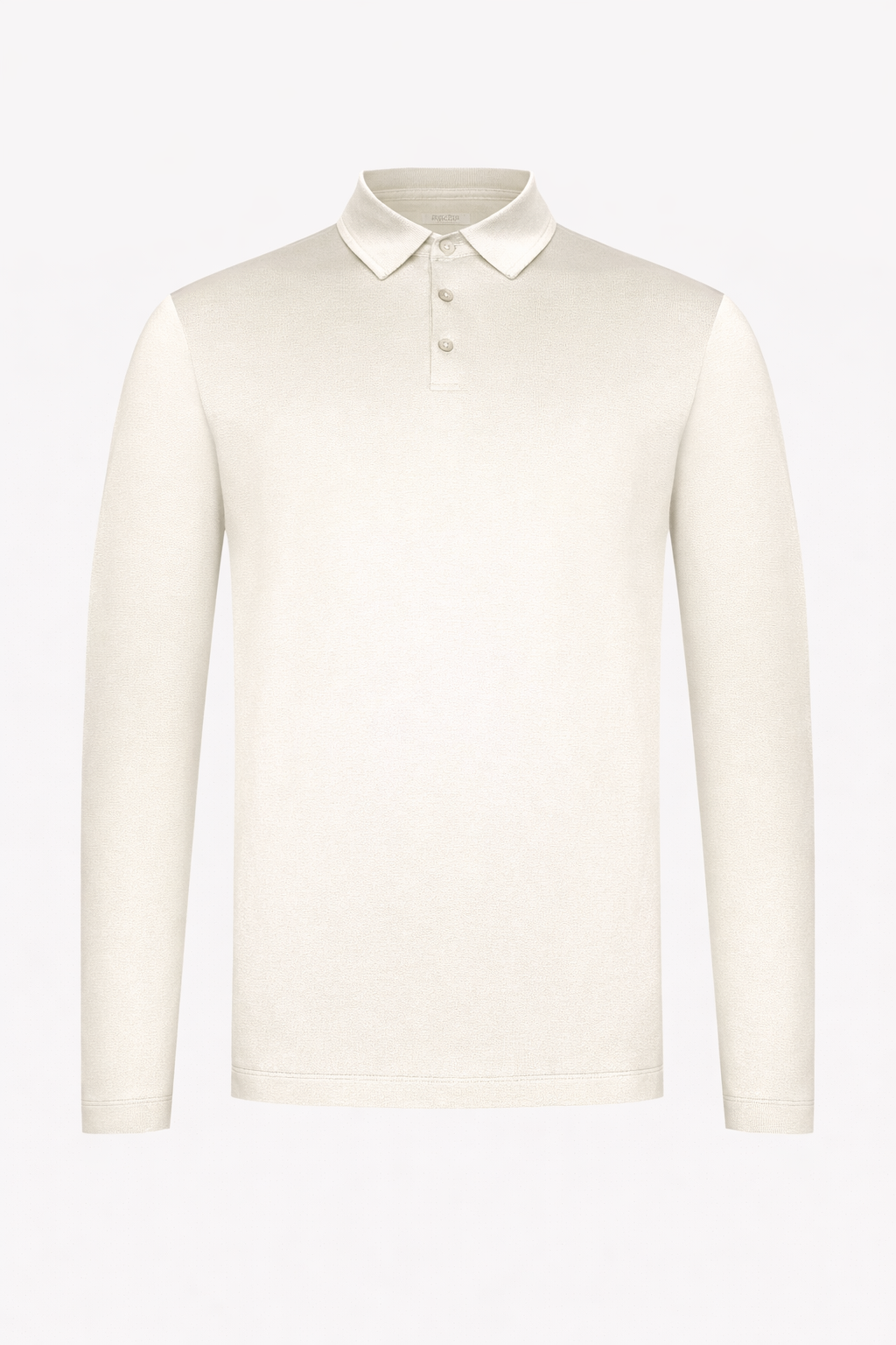 MILANO SIGNATURE LONG SLEEVE POLO - BEIGE