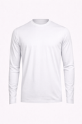 CAMISETA DE MANGA LARGA MILANO SIGNATURE - BLANCA