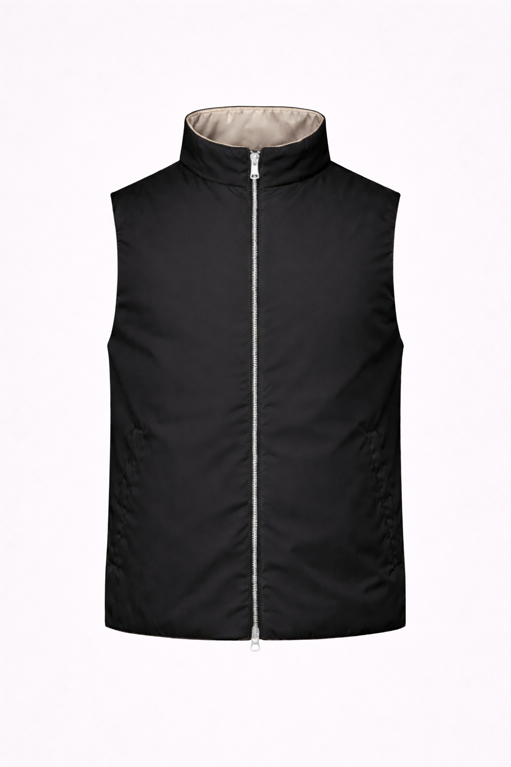 MILANO REVERSIBLE PRIME GILET - BLACK