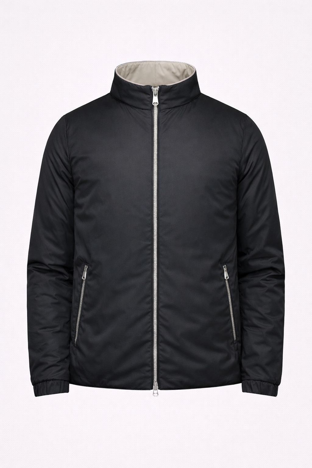 MILANO SIGNATURE REVERSIBLE JACKET - BLACK