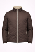 MILANO SIGNATURE REVERSIBLE JACKET - BROWN