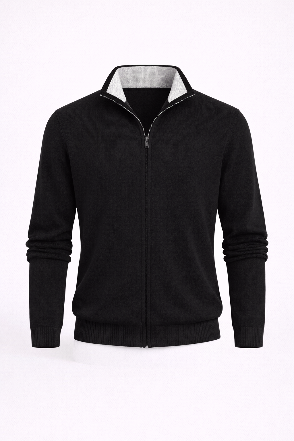 MILANO KNITTED VEST - BLACK