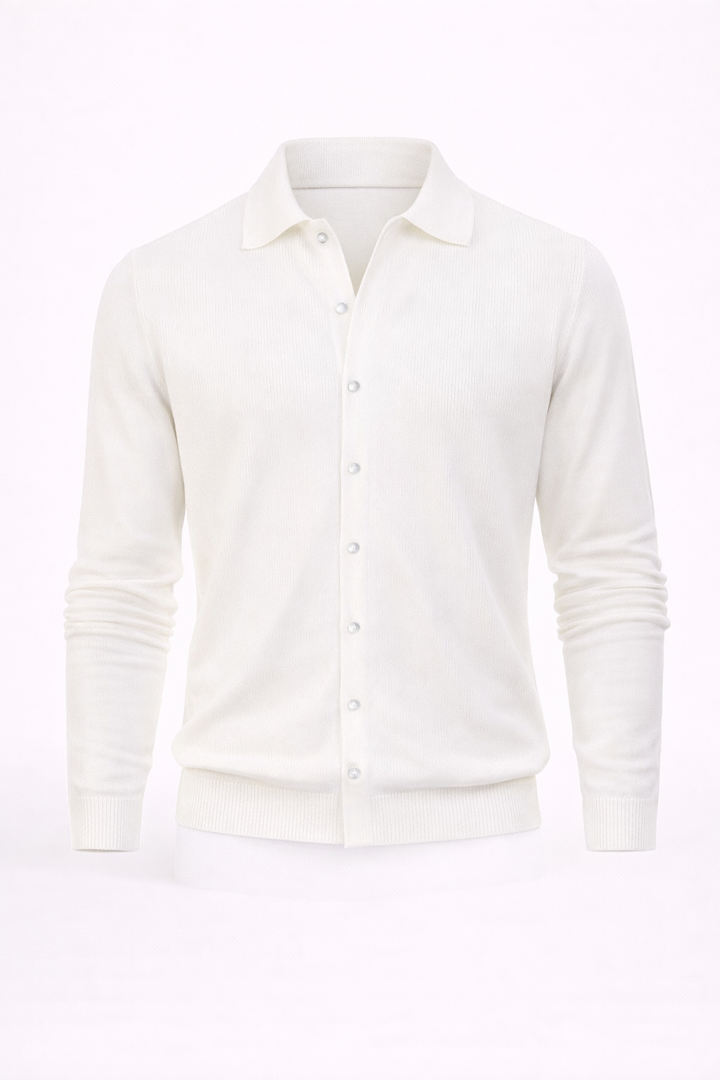 MILANO KNIT POLO - WHITE