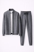 MILANO CASHMERE LOUNGE SET - GRAY