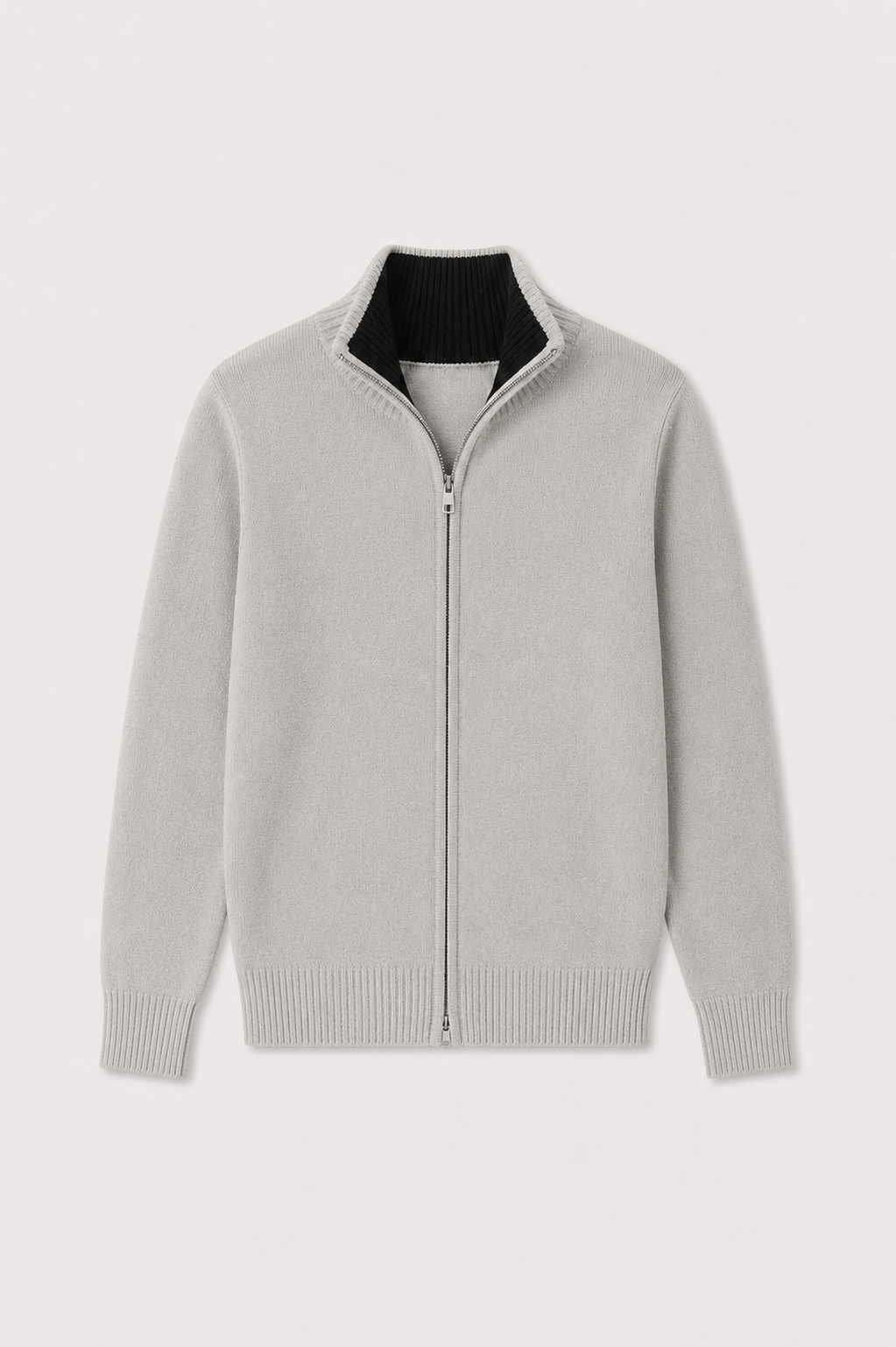 GILET EN MAILLE MILANO - GRIS