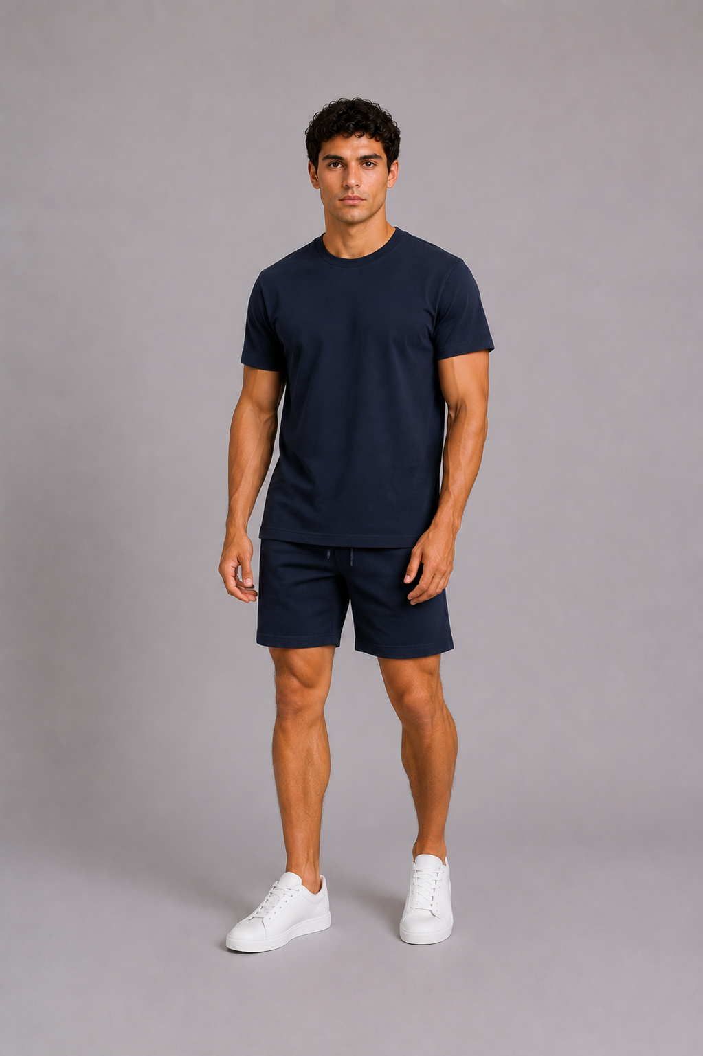 MILANO SUPIMA SET - NAVY