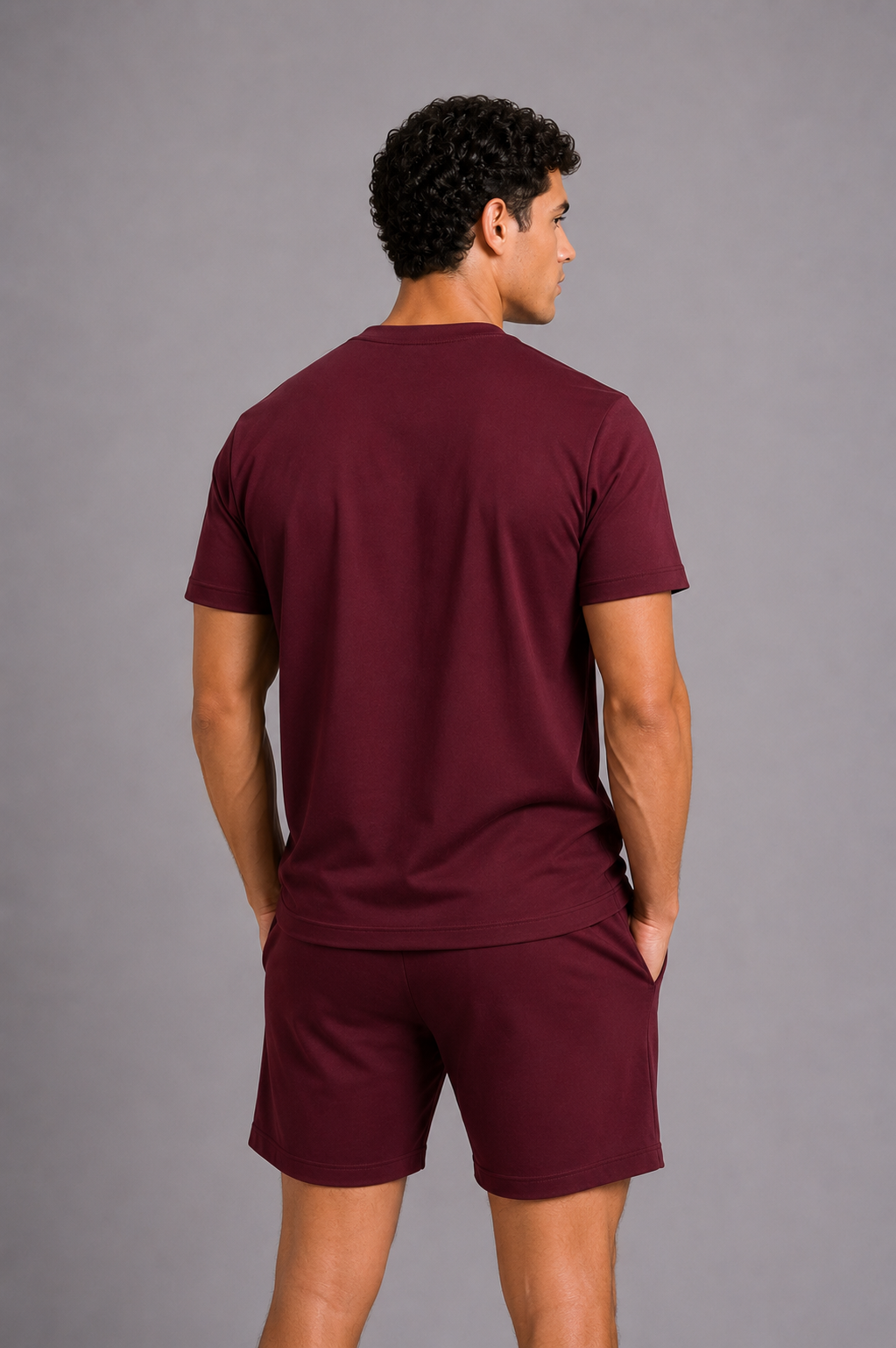 MILANO SUPIMA SET - BURGUNDY