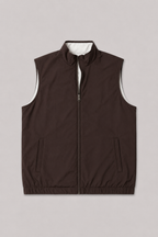 LE GILET MILANO REVERSO - MARRON