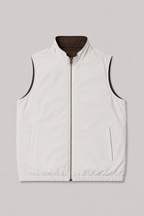 LE GILET MILANO REVERSO - MARRON