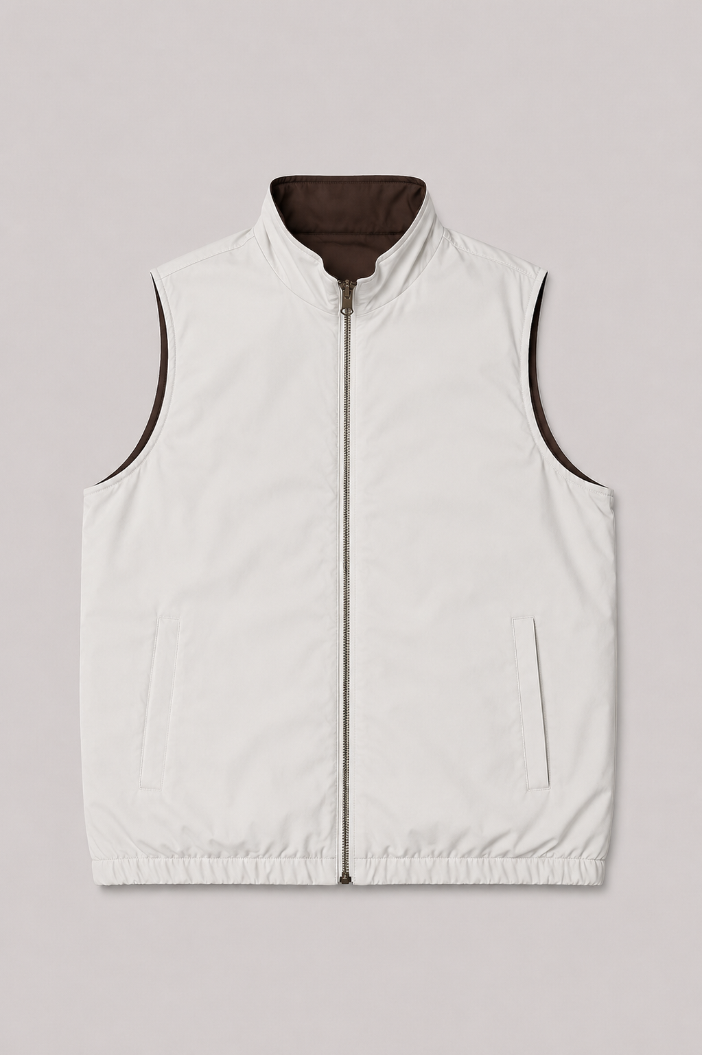 LE GILET MILANO REVERSO - MARRON