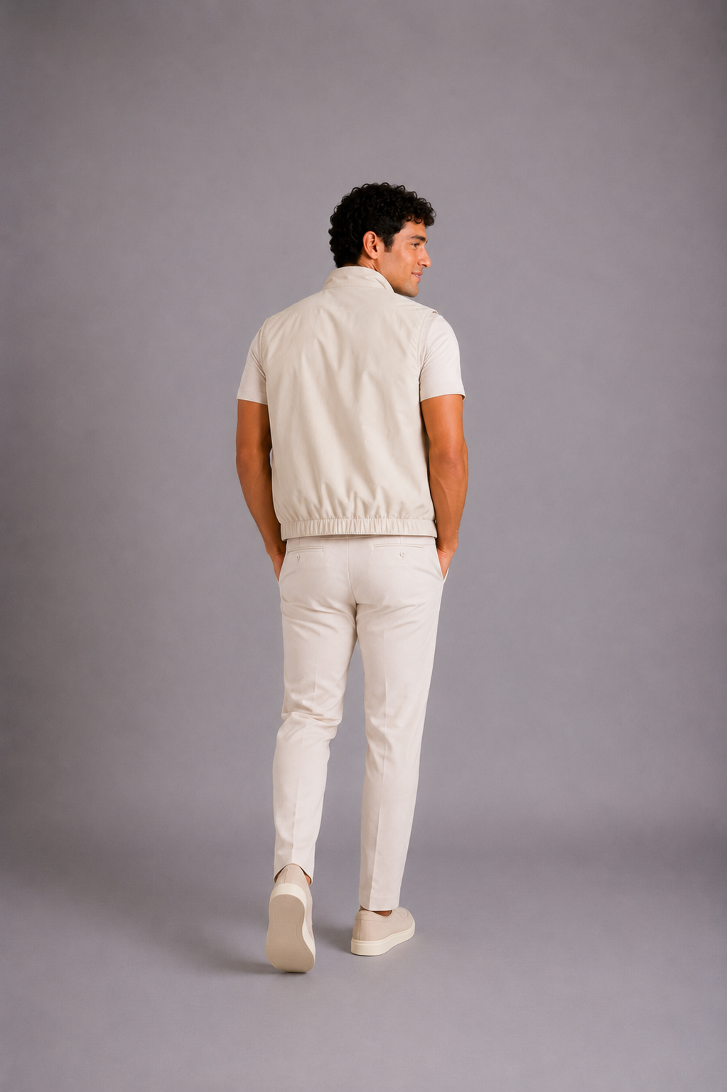 LE GILET MILANO REVERSO - BEIGE
