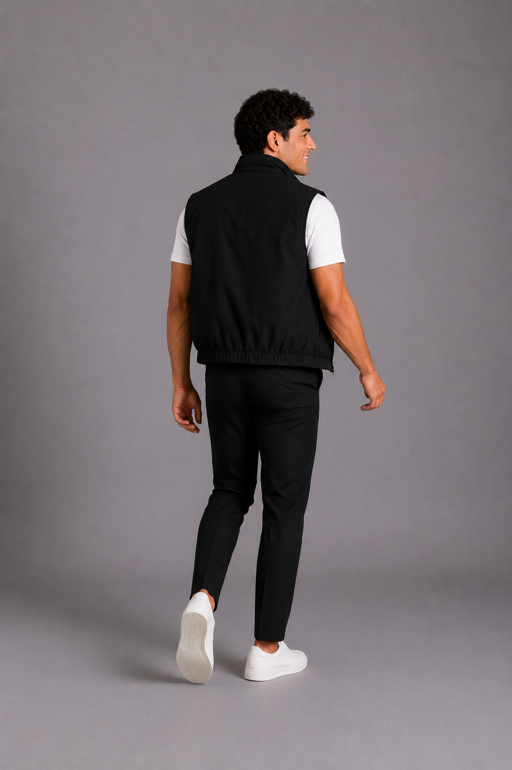 LE GILET MILANO REVERSO - NOIR