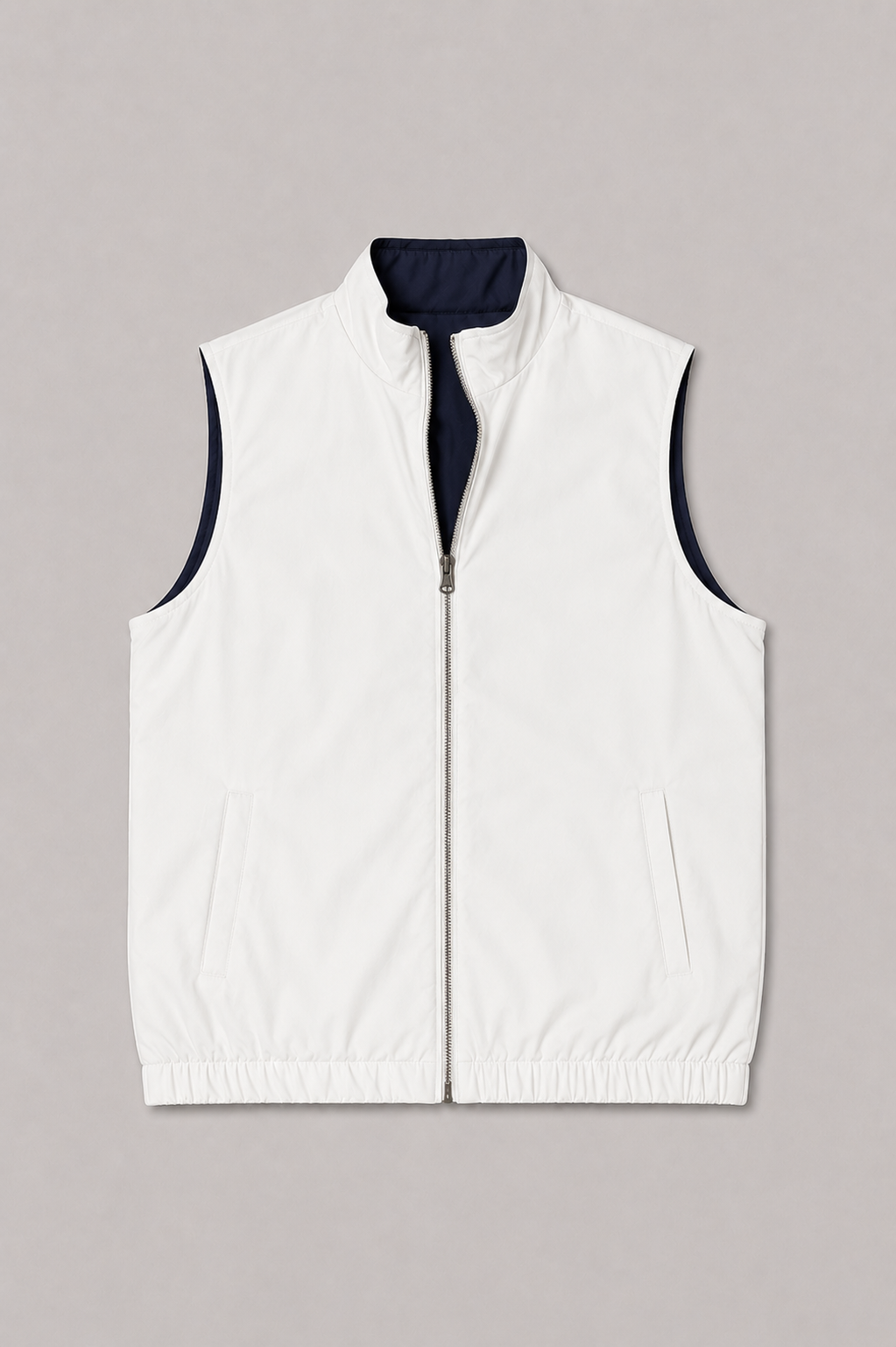 LE GILET MILANO REVERSO - BLEU MARINE