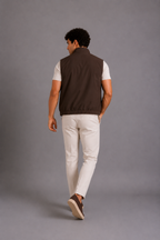 LE GILET MILANO REVERSO - MARRON