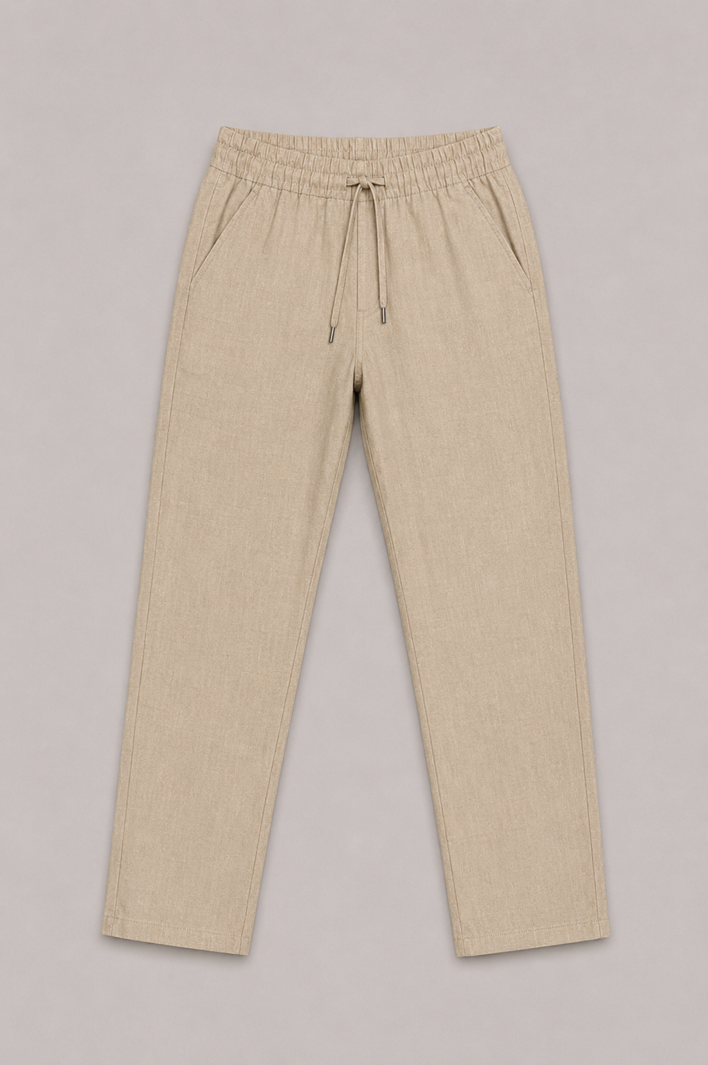 MILANO LINO PANT - SAND BEIGE