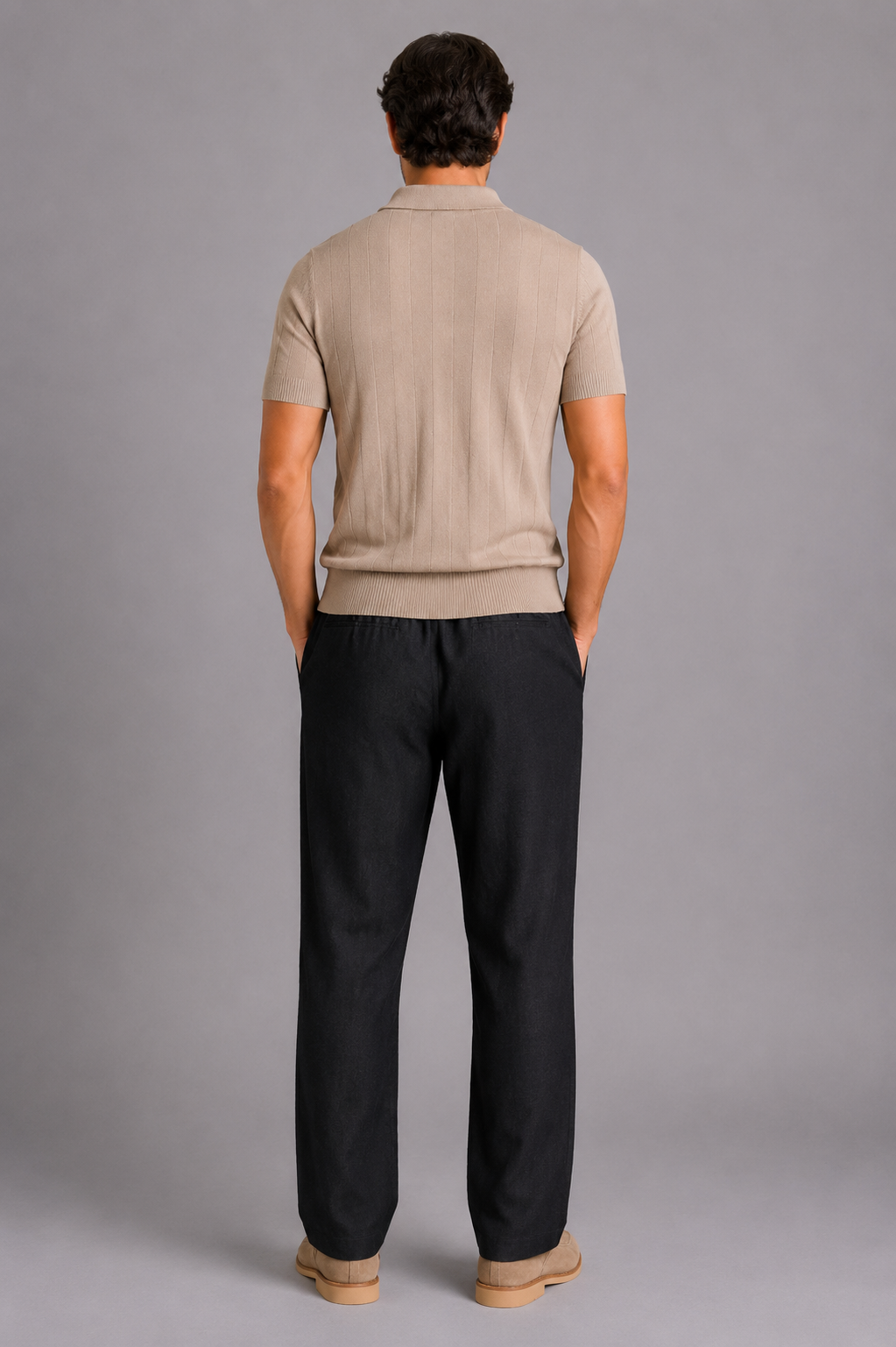 MILANO LINO PANT - BLACK