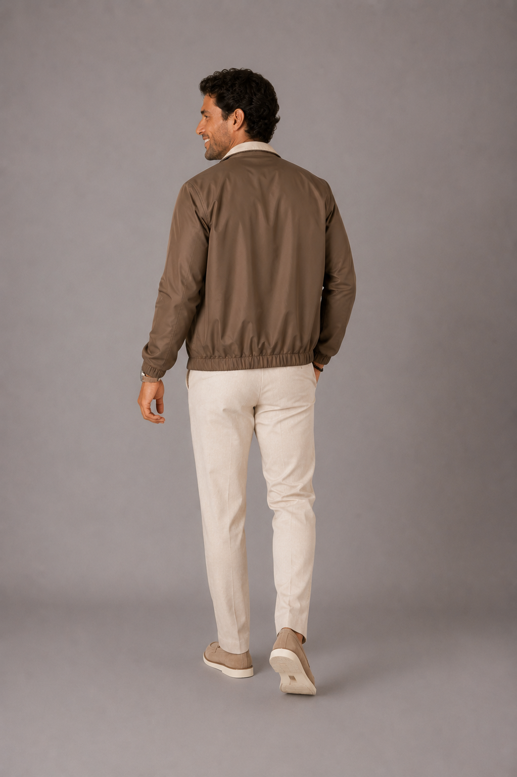 MILANO CLASSIC JACKE – CHAMPAGNERFARBEN