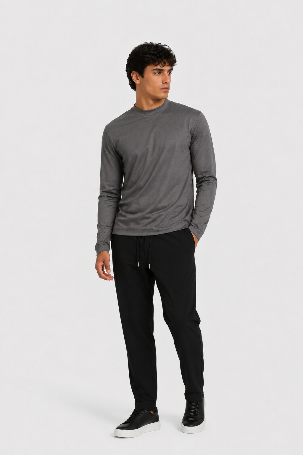 MILANO SIGNATURE LONG SLEEVE - GRAY