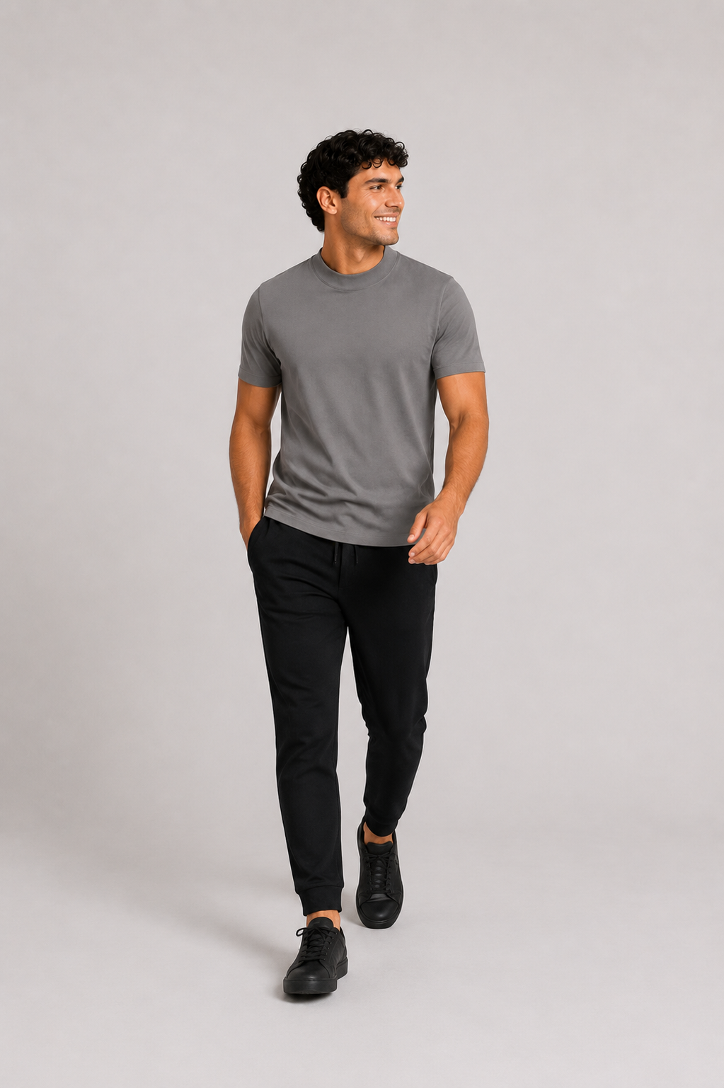 PURO SUPIMA MERCER TEE - GREY
