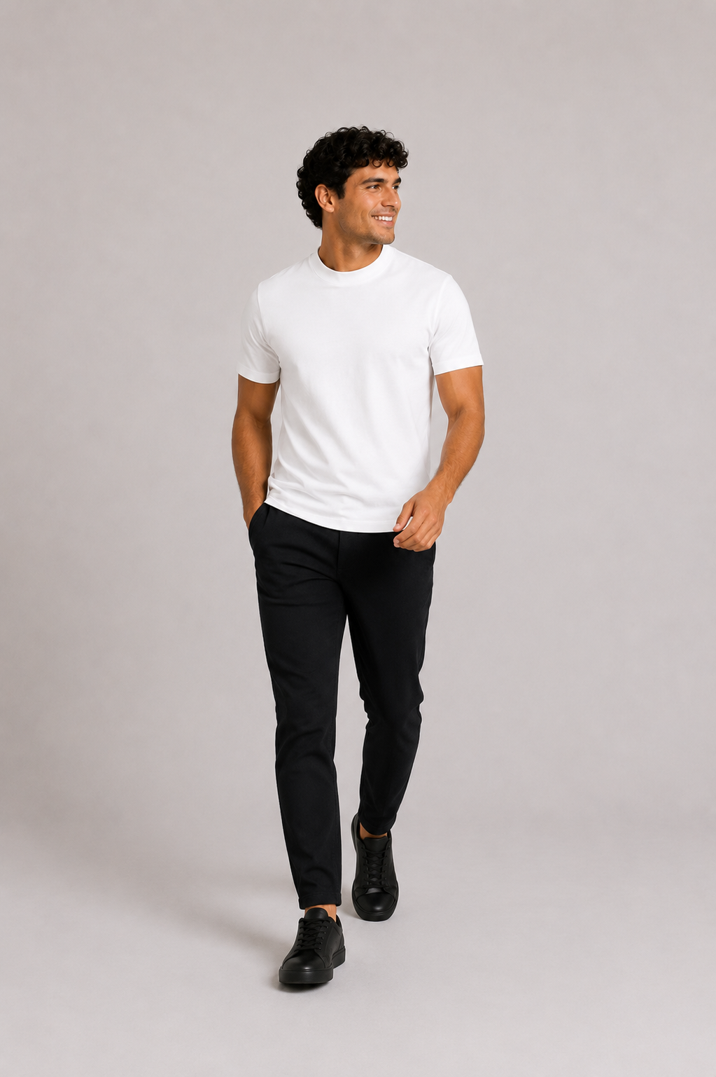 PURO SUPIMA MERCER TEE - WHITE