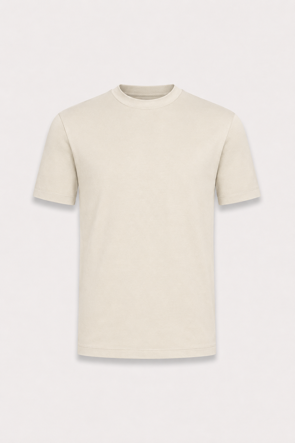 PURO SUPIMA MERCER TEE - LIGHT KHAKI