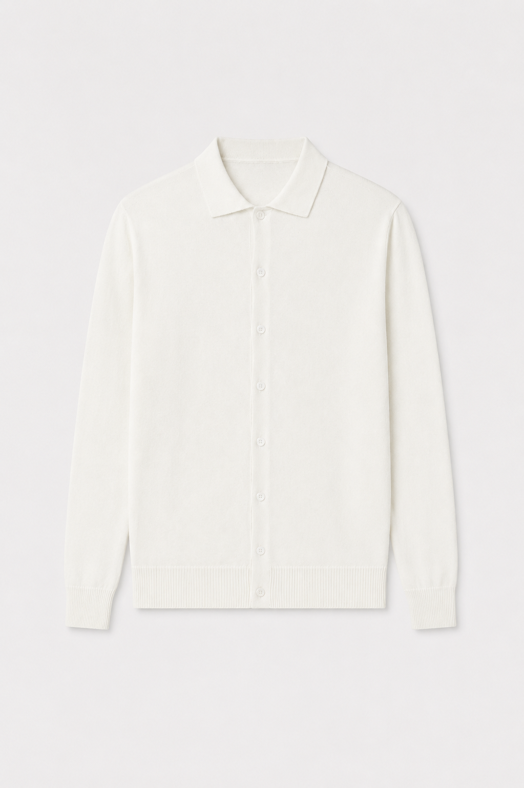 MILANO KNIT POLO - WHITE
