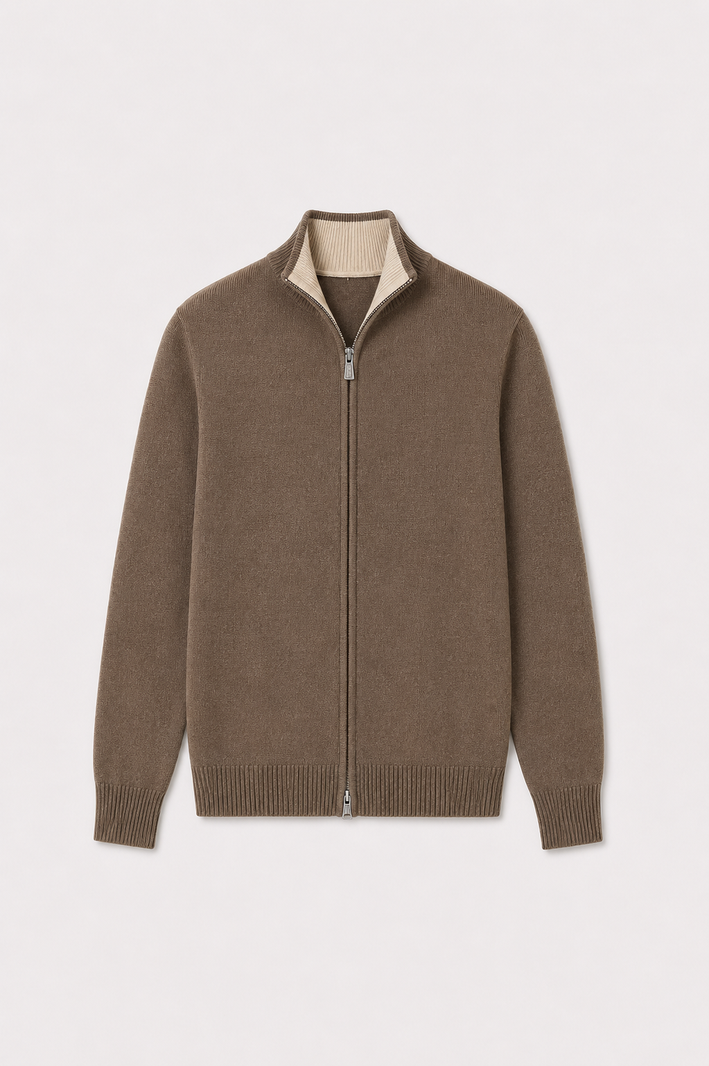 MILANO KNITTED VEST - BROWN