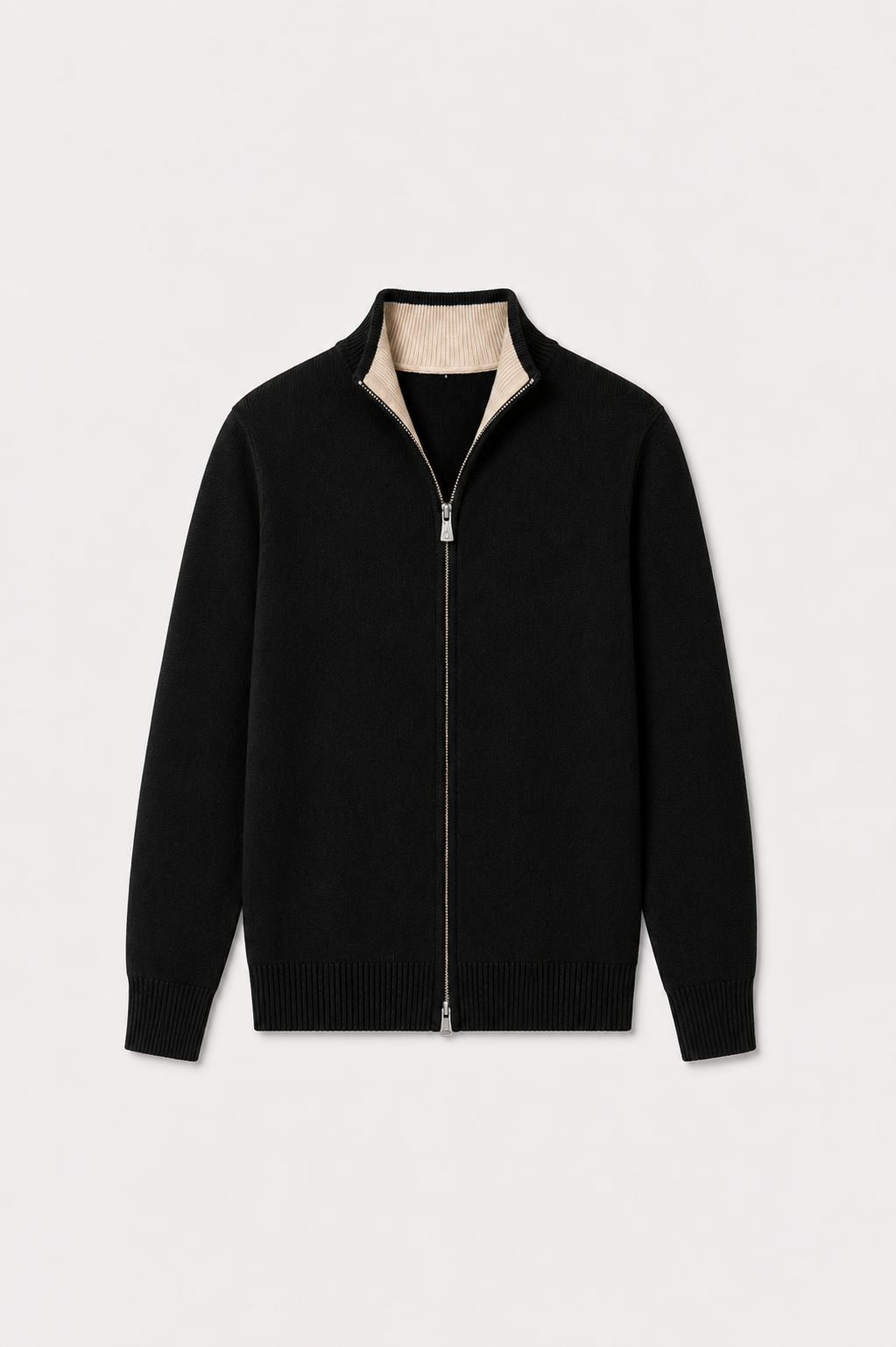 MILANO KNITTED VEST - BLACK