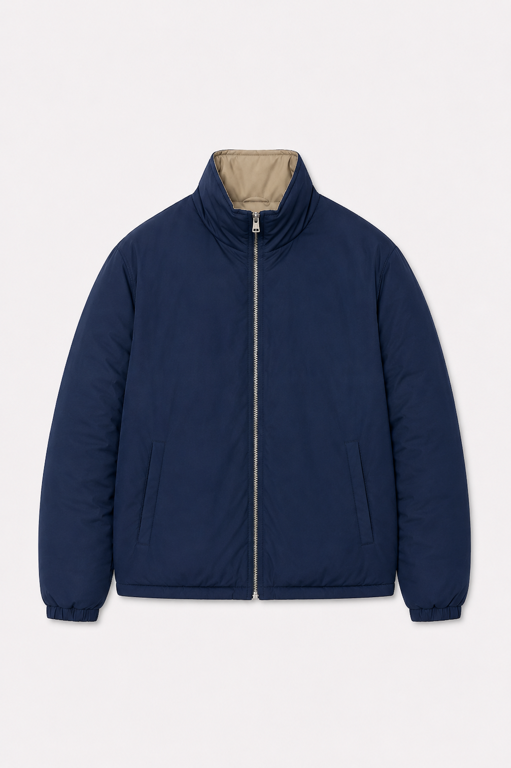 MILANO SIGNATURE REVERSIBLE JACKET - NAVY