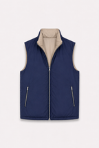 MILANO REVERSIBLE PRIME GILET - NAVY