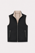 MILANO REVERSIBLE PRIME GILET - BLACK