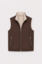 MILANO WENDBARES PRIME-GILET – BRAUN