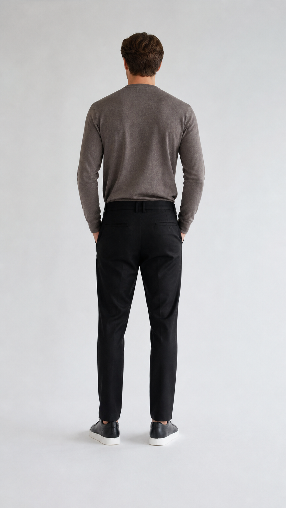MILANO ATELIER TAILORED TROUSER - BLACK