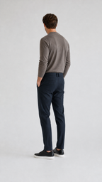 MILANO ATELIER Maßgeschneiderte Hose – Marineblau