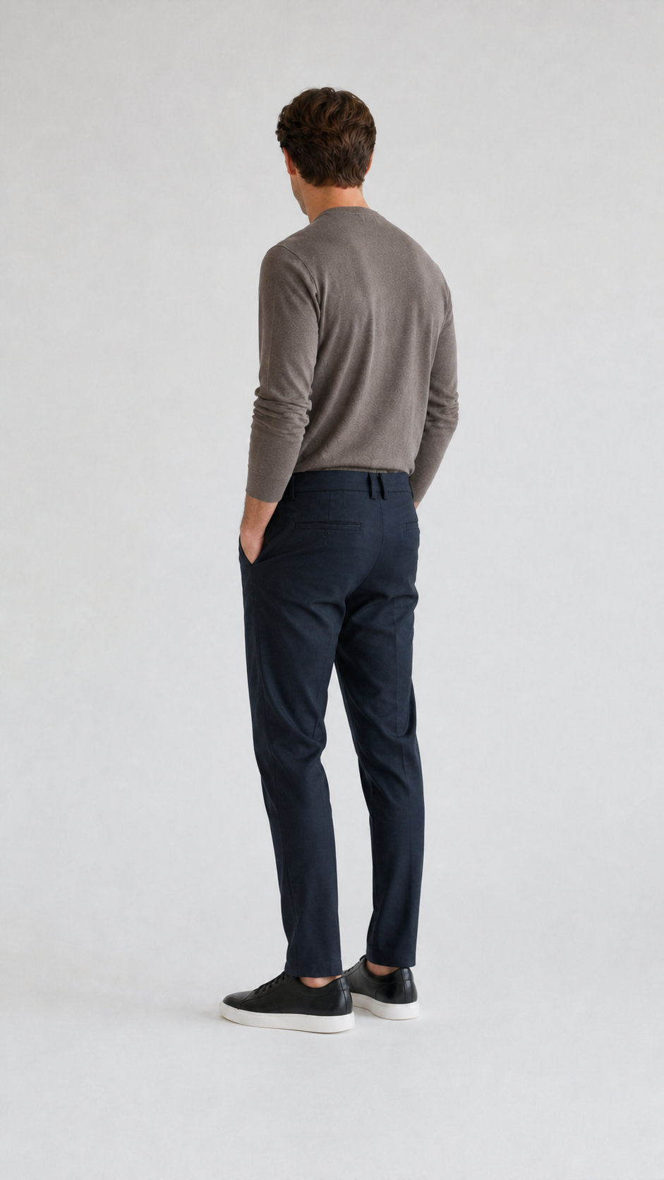 MILANO ATELIER TAILORED TROUSER - NAVY