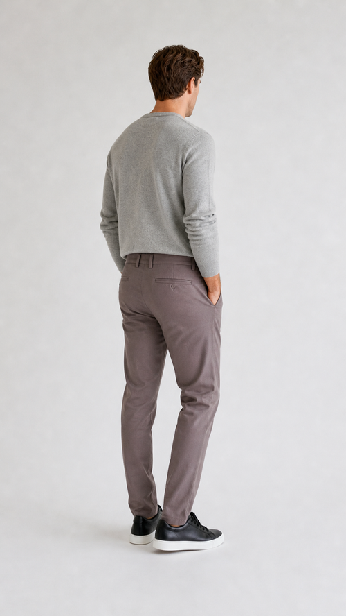 PANTALON SUR MESURE MILANO ATELIER - GRIS
