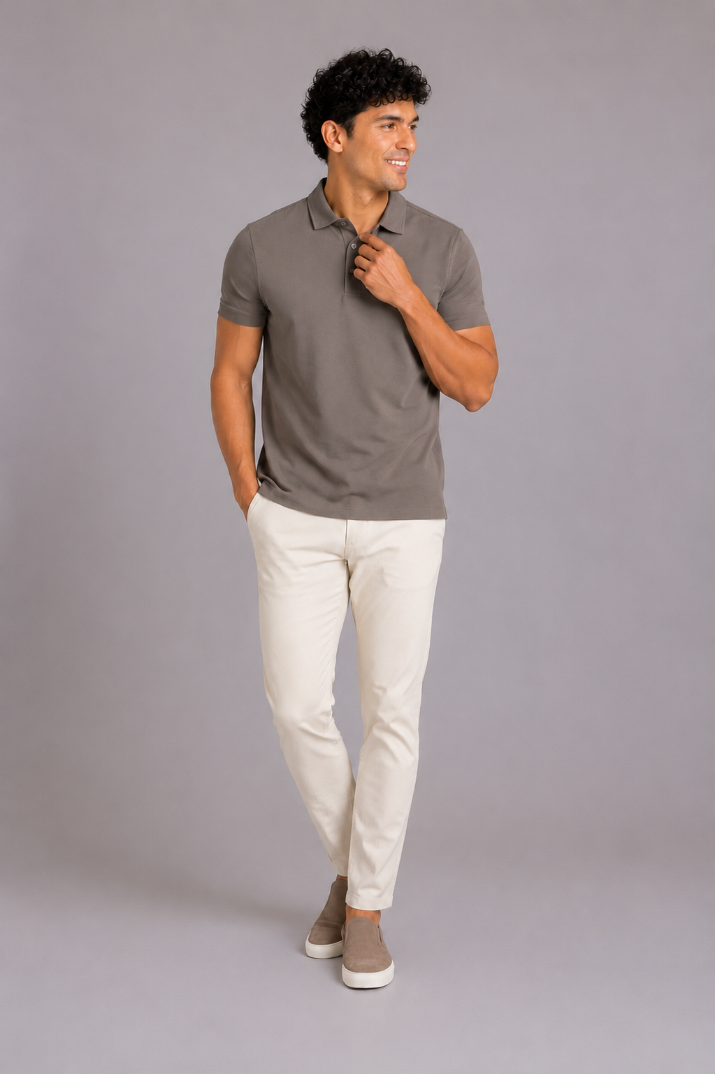 MILANO RIVIERA POLO - GREY