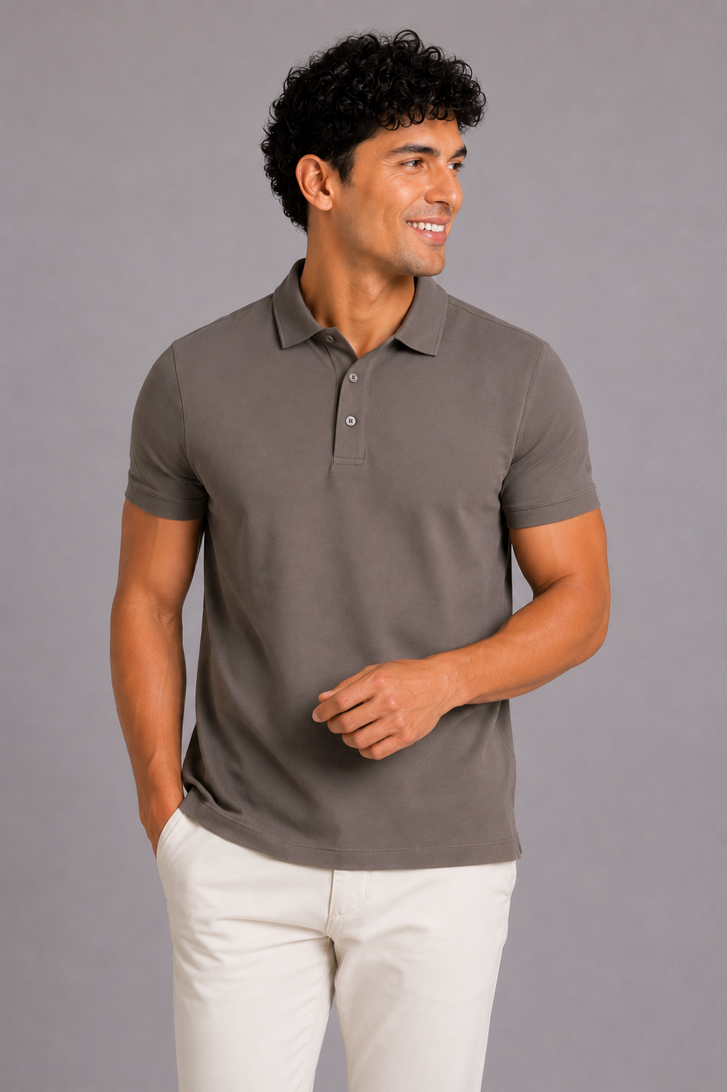 MILANO RIVIERA POLO - GREY